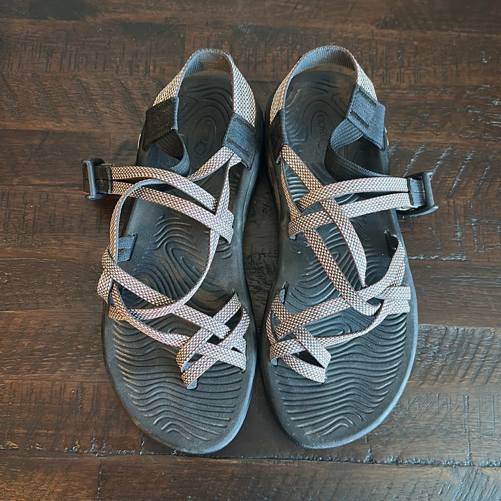 Chacos. Very cute color